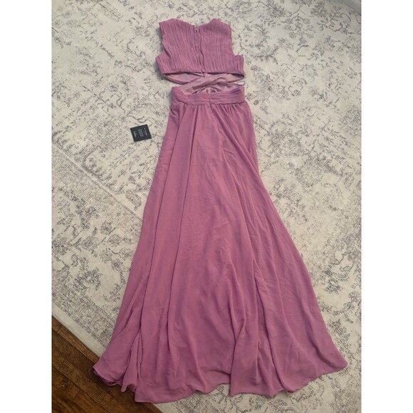 Lulus Vivid Imagination Lilac Cutout Maxi Dress Size Large Wedding Formal Beach - Picture 3 of 8
